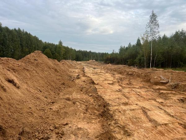 Строим доступность: прокладка дороги на главной улице посëлка