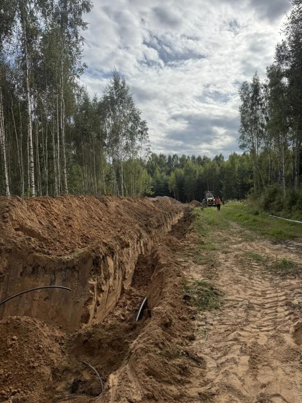 Строительство водопровода и газовой сети